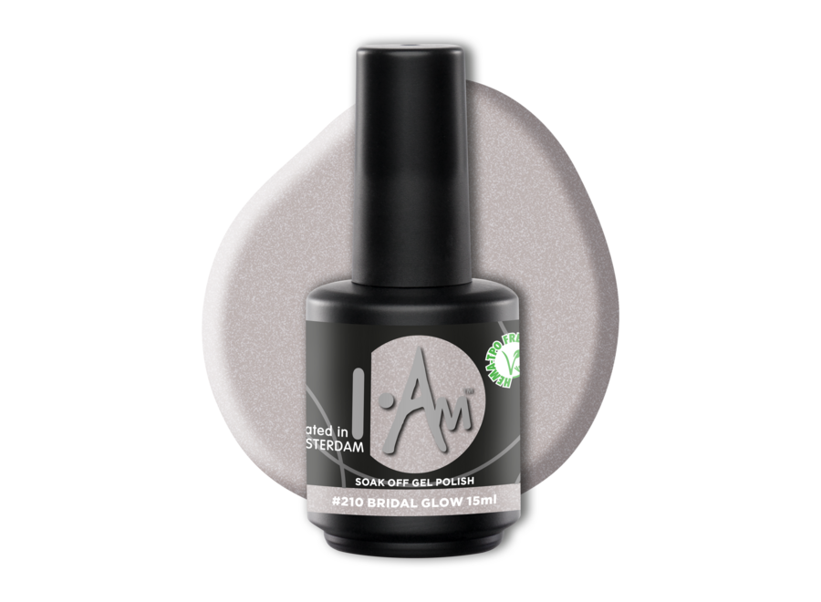 I.Am Soak Off Gel Polish #210 Bridal Glow (15ml)