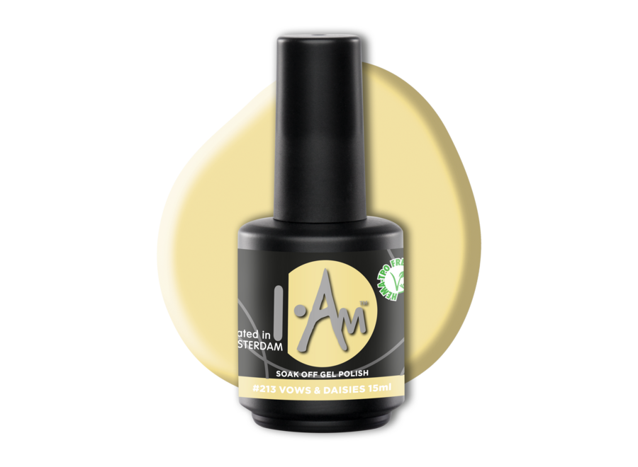 I.Am Soak Off Gel Polish #213 Vows & Daisies (15ml)