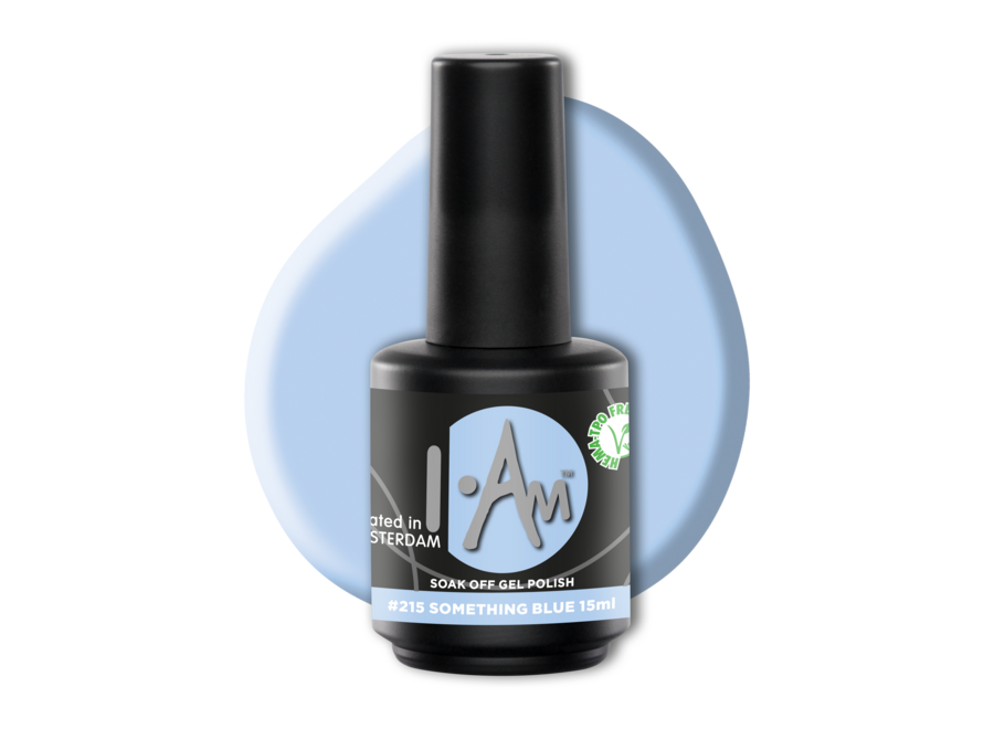 I.Am Soak Off Gel Polish #215 Something Blue (15ml)