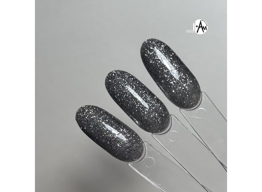 I.Am by BO. Soak Off Gel Polish #199 Black Diamond (15ml)