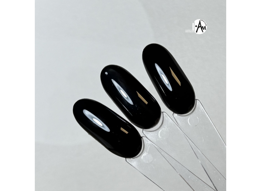 I.Am by BO. Soak Off Gel Polish #200 Pitch Black (15ml)