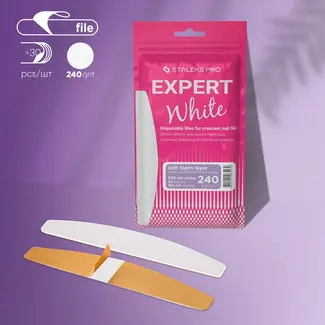 Staleks VV Kit - Halve Maan 240 Grit Met Foam 30 Stuks