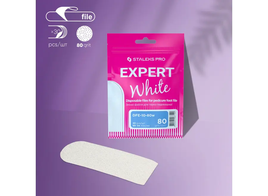 VV Kit Wit - Voetvijl 80 Grit