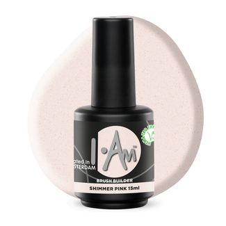 I.Am Nail Systems Brush Builder - Shimmer Pink