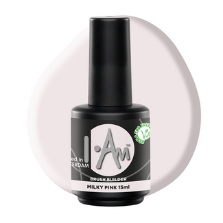 I.Am Nail Systems Brush Builder - Milky Pink
