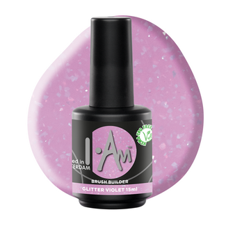 I.Am Nail Systems Brush Builder - Glitter Violet