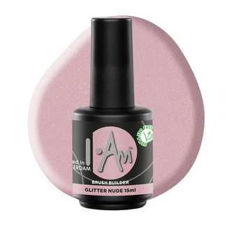 I.Am Nail Systems Brush Builder - Glitter Nude