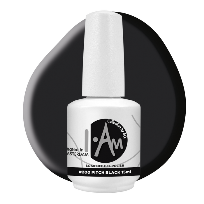 Gel Polish #200 Pitch Black
