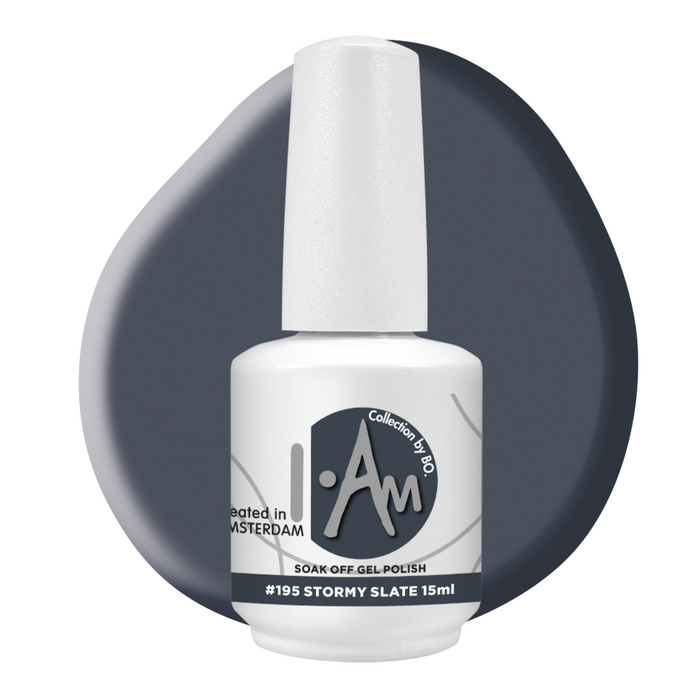 Gel Polish #195 Stormy Slate
