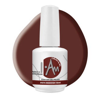 I.Am Collection by BO. I.Am by BO. Soak Off Gel Polish #074 Reddish (15ml)
