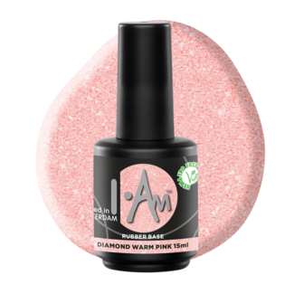 I.Am Nail Systems Rubber Base - Diamond Warm Pink