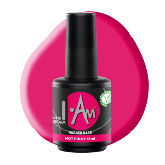 I.Am Nail Systems Rubber Base - Hot Pinky
