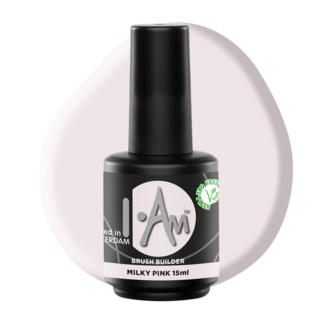 I.Am Nail Systems Brush Builder - Milky Pink