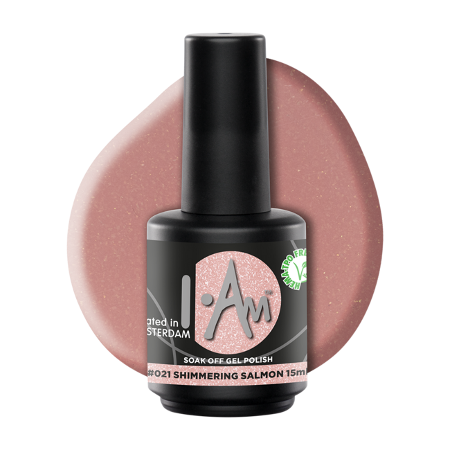 Gel Polish #021 Shimmering Salmon