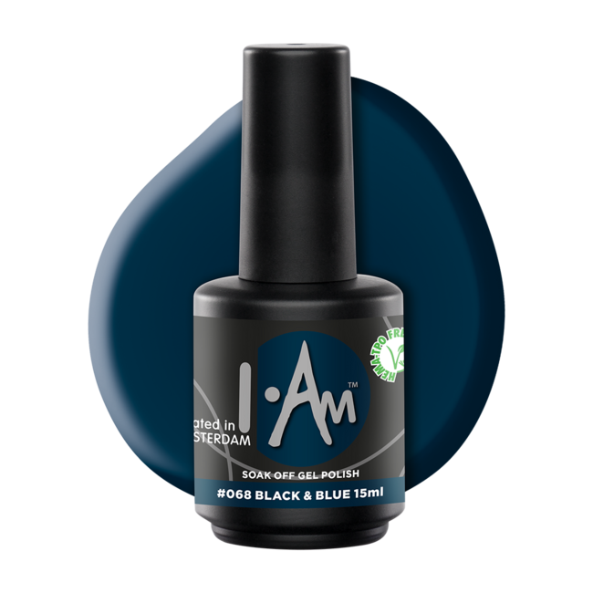 Gel Polish #068 Black & Blue