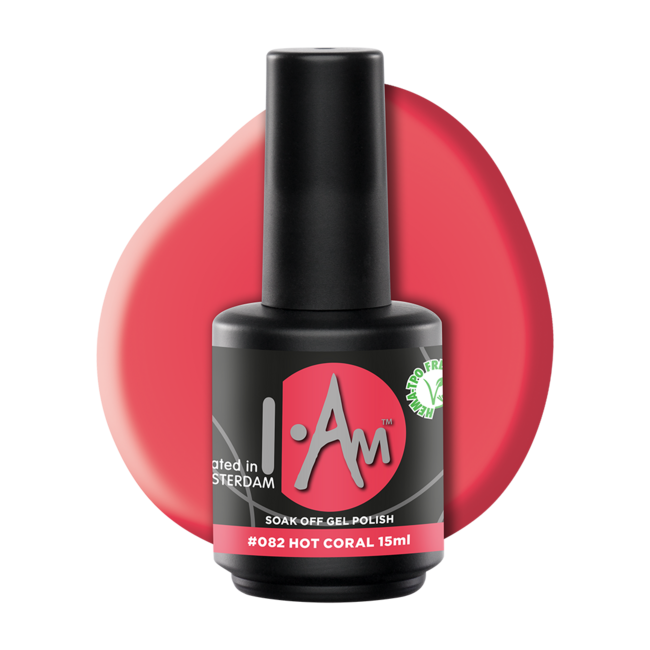 Gel Polish #082 Hot Coral