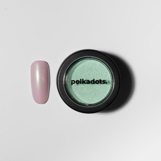 Polkadots Magic glazed green chrome
