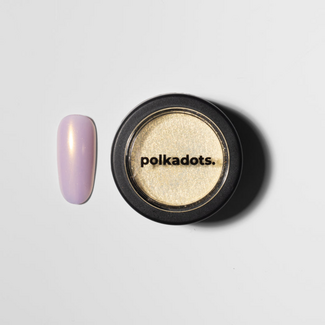 Polkadots Magic glazed gold chrome