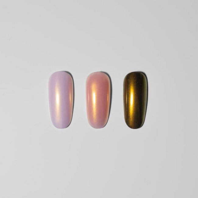 Magic glazed gold chrome