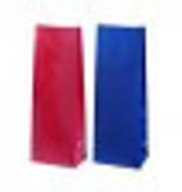 Geels G9188 Blokbodemzak metallic-rood 200g.