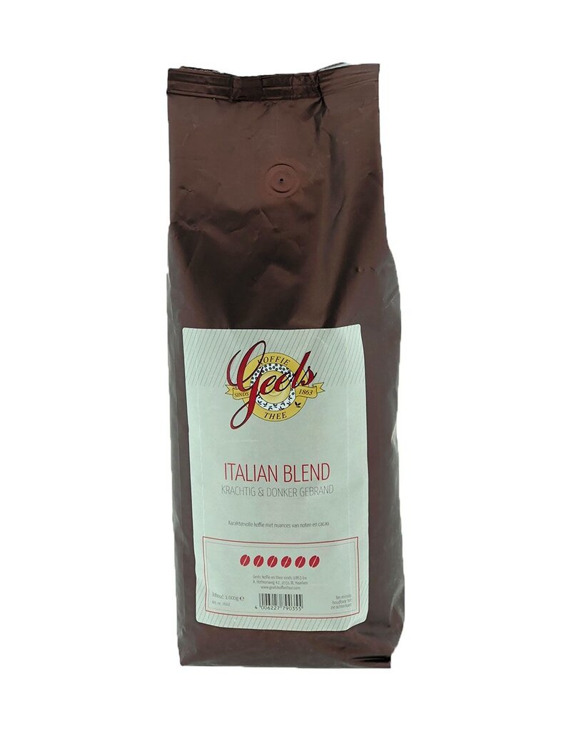 Geels G7602 Italian blend bonen | 8 x 1 kg