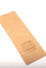 Geels G9066 Blokbodemzak met venster 100 gr | 1000 stuks