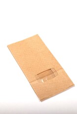 Geels G9067 Blokbodemzak met venster 50 gram | 1000 stuks