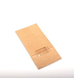 Geels G9067 Blokbodemzak met venster 50 gram | 1000 stuks