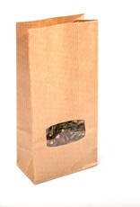 Geels G9067 Blokbodemzak met venster 50 gram | 1000 stuks