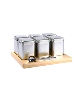 Geels G9988 Theeplank 6 vaks compleet | 6 stuks