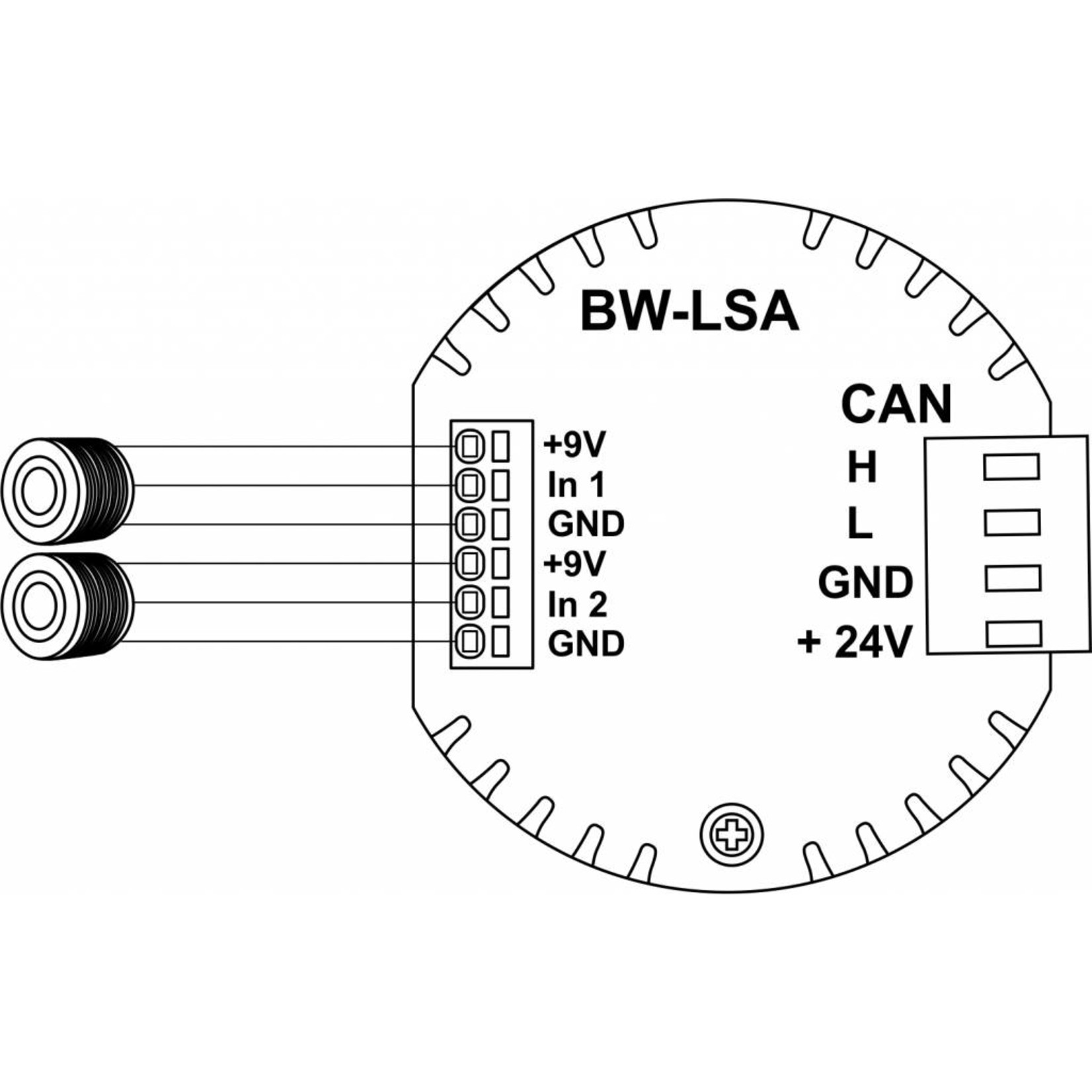 Larnitech EW-WL - Inbouw waterlekkage sensor