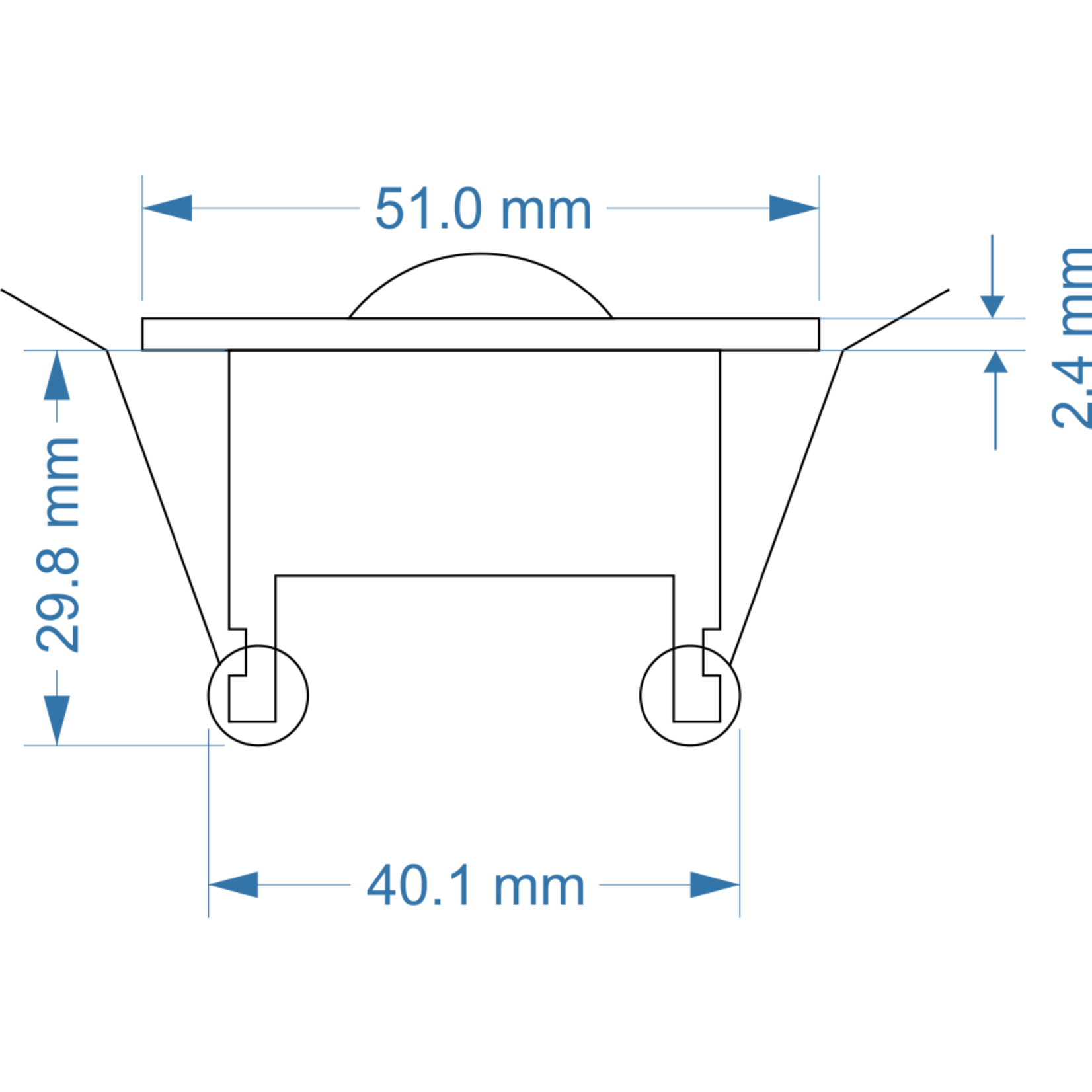 Larnitech CW-M-II - Bewegingssensor - Zwarte uitvoering