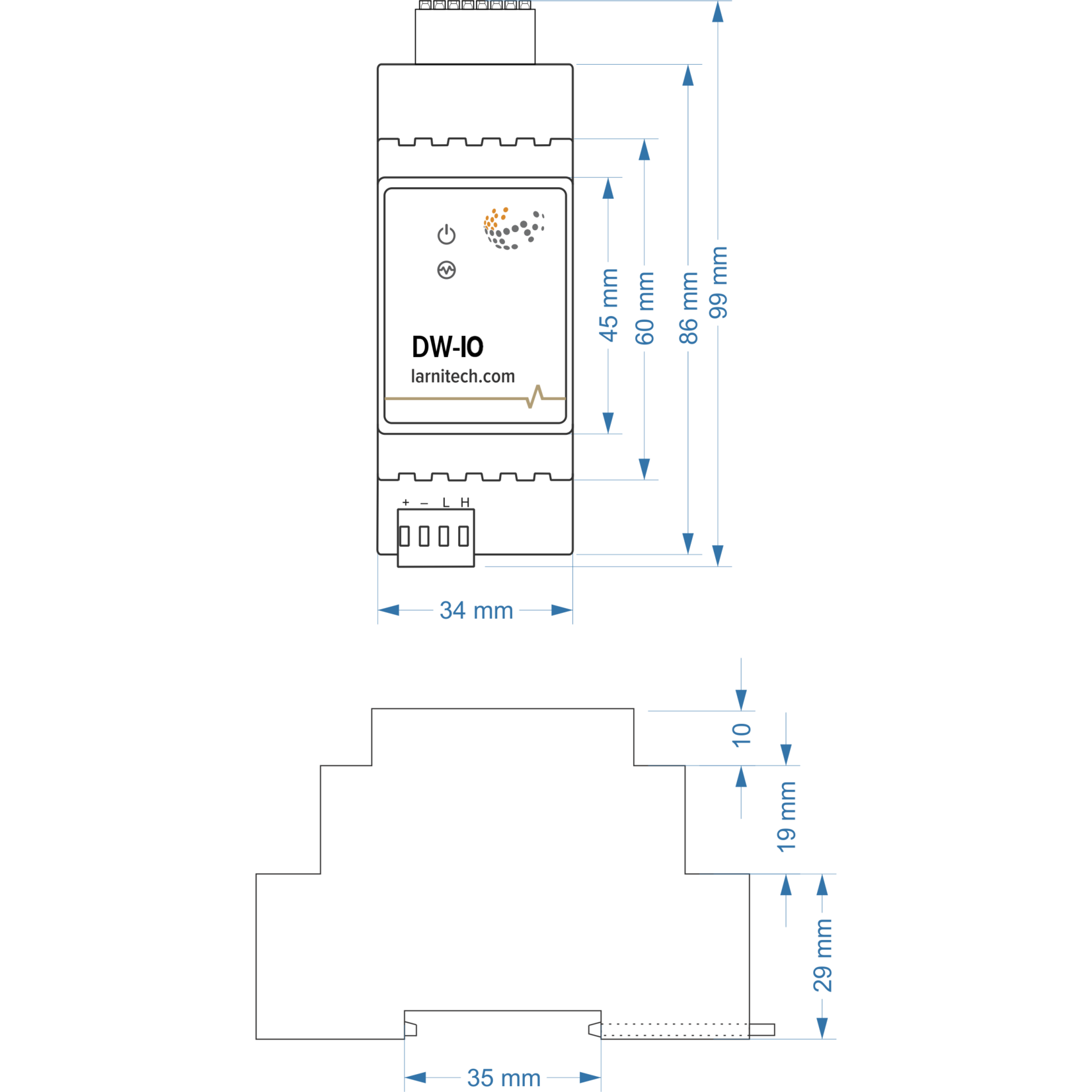 Larnitech DW-IO - IO interface