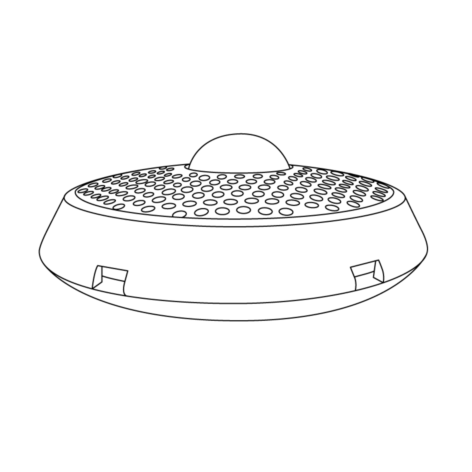 Larnitech CW-HTMLI-II - Sensor voor temperatuur,  luchtvochtigheid, beweging, lichtsterkte en tevens infraroodzender  - Witte uitvoering