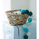 COTTON BALL LIGHTS Regular Lichterkette - Aqua + Adapter COTTON BALL LIGHTS Regular Lichterkette - Aqua + Adapter