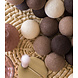 COTTON BALL LIGHTS Regular Lichtslinger - Brown + Adapter COTTON BALL LIGHTS Regular Lichtslinger - Brown + Adapter