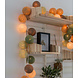 COTTON BALL LIGHTS Regular Lichtslinger - Forest Green + Adapter COTTON BALL LIGHTS Regular Lichtslinger - Forest Green + Adapter