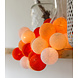 COTTON BALL LIGHTS Light String - Orange + Adapter COTTON BALL LIGHTS Light String - Orange + Adapter