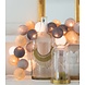 COTTON BALL LIGHTS Regular Lichtslinger - Sand/Grey + Adapter COTTON BALL LIGHTS Regular Lichtslinger - Sand/Grey + Adapter