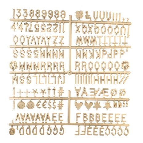 LEDR Buchstabe Set Gold LEDR Buchstabe Set Gold