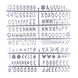 LEDR Buchstabe Set Silber LEDR Buchstabe Set Silber