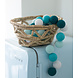 COTTON BALL LIGHTS Aqua COTTON BALL LIGHTS Aqua