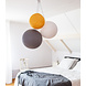 COTTON BALL LIGHTS Weißes Dreifach Aufhängungssystem PVC (ein punkt) COTTON BALL LIGHTS Weißes Dreifach Aufhängungssystem PVC (ein punkt)