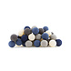 COTTON BALL LIGHTS Regular Lichterkette - Steel Blue + Adapter COTTON BALL LIGHTS Regular Lichterkette - Steel Blue + Adapter