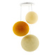 COTTON BALL LIGHTS Drievoudige Hanglamp - Creamy Mustard (3-Deluxe) COTTON BALL LIGHTS Drievoudige Hanglamp - Creamy Mustard (3-Deluxe)
