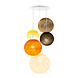 COTTON BALL LIGHTS Fivefold Hanging Lamp - Mustard Glows (5-Deluxe) COTTON BALL LIGHTS Fivefold Hanging Lamp - Mustard Glows (5-Deluxe)