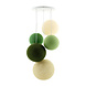 COTTON BALL LIGHTS Fünffach Hängelampe - Jungle Greens (5-Deluxe) COTTON BALL LIGHTS Fünffach Hängelampe - Jungle Greens (5-Deluxe)