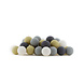 COTTON BALL LIGHTS Regular Lichterkette - Sand/Grey + Adapter COTTON BALL LIGHTS Regular Lichterkette - Sand/Grey + Adapter
