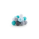 COTTON BALL LIGHTS Outdoor String Light - Turquesa COTTON BALL LIGHTS Outdoor String Light - Turquesa