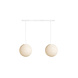 COTTON BALL LIGHTS Cotton Ball Lights Pendelleuchte (am Balken) - Shell COTTON BALL LIGHTS Cotton Ball Lights Pendelleuchte (am Balken) - Shell